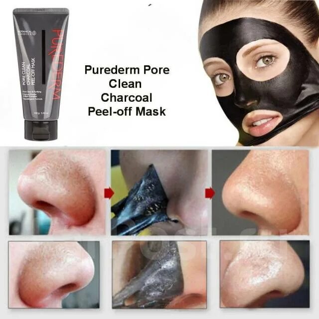 Маска-пленка очищающая Purederm Pore clean Charcoal Peel-off Mask, 100g. Маска для лица Charcoal Peel off Pack. Jigott Charcoal Pure clean Peel off Pack. Маска пленка Purederm Pore clean Charcoal Peel-off Mask tube 100мл.