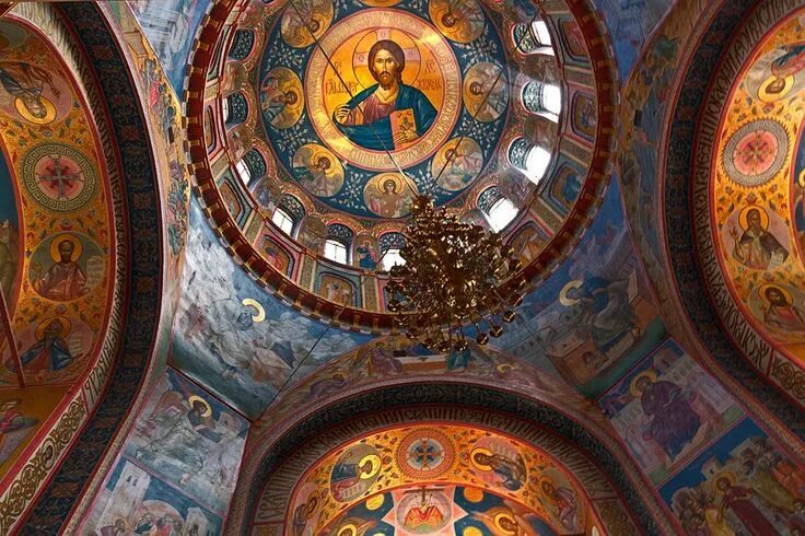 Совершено освящение крестов и куполов храма в честь Иверской иконы Божией Матери