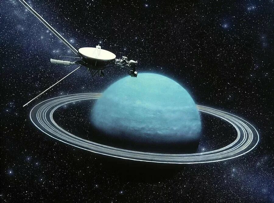 Миссии урана. Вояджер 2 Уран. Voyager 2 Нептун. Уран Планета Вояджер. Нептун Планета Вояджер.