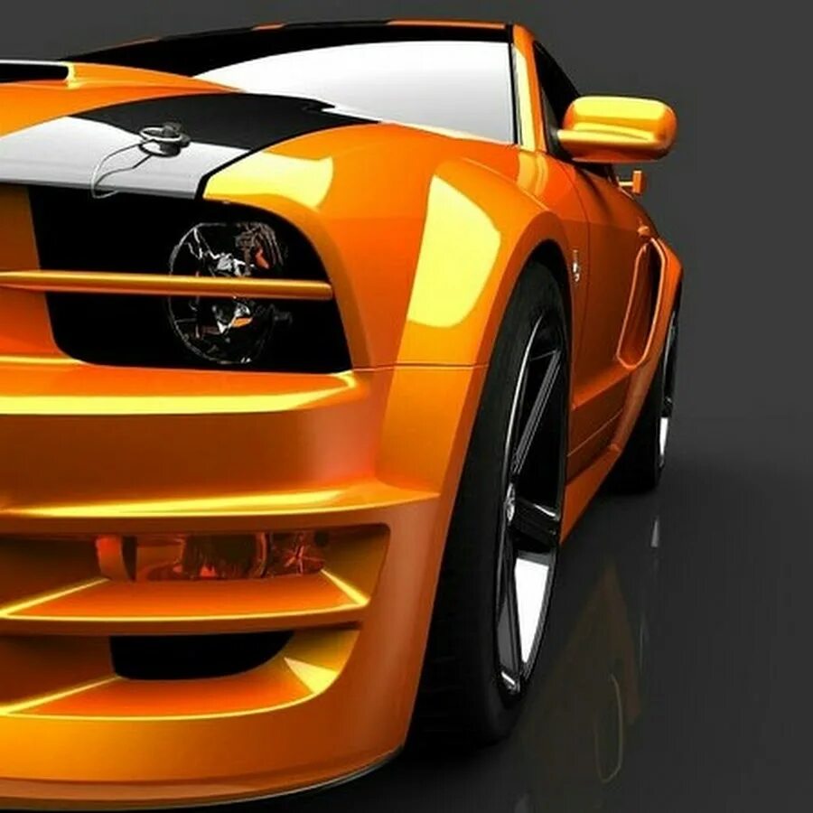 Форд Мустанг 2005. Мустанг оранжевый. Крутые машины. Машины вертикальные. Вертикальная машина на телефон
