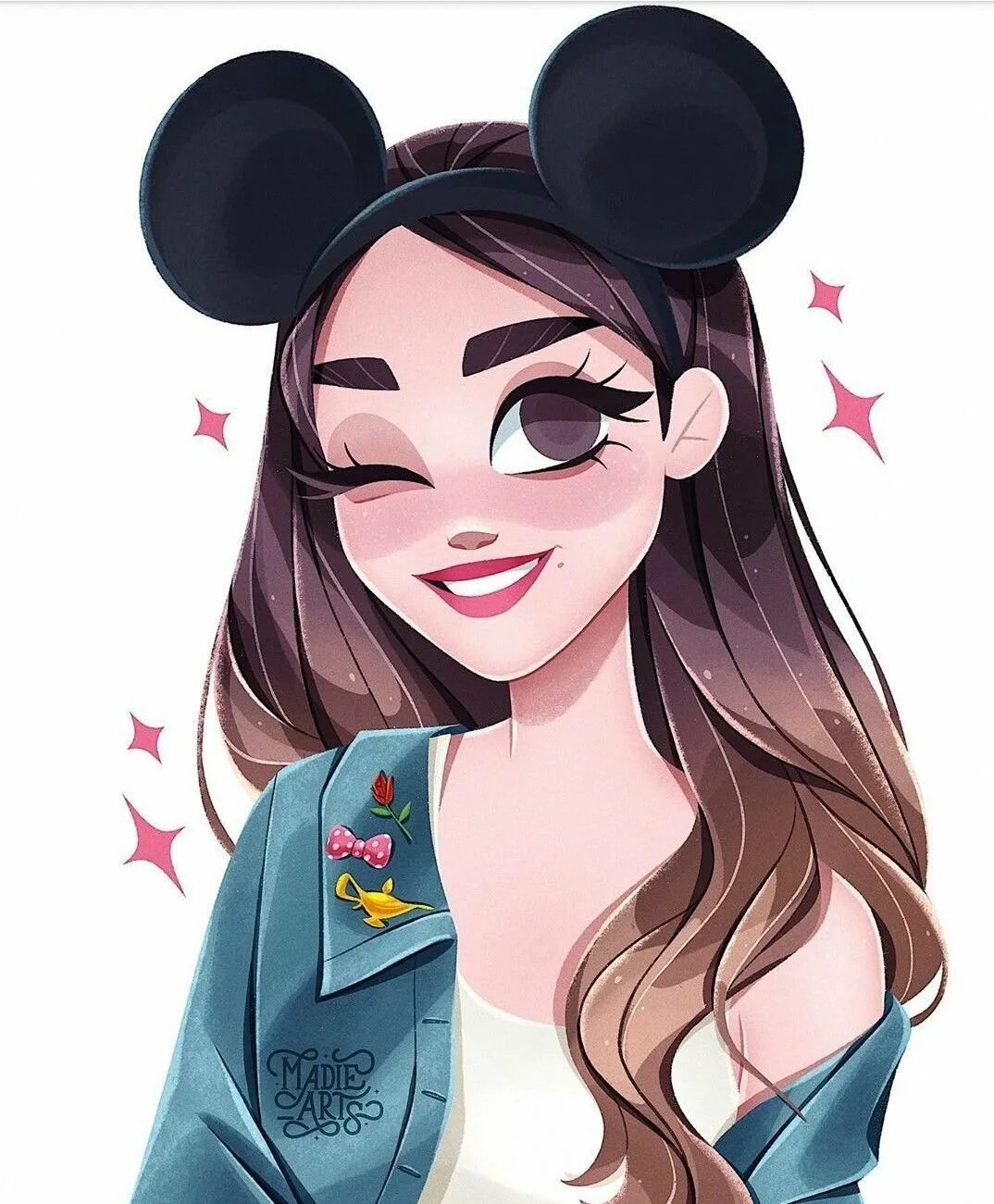 мультяшные девушки. красивые мультяшные девочки.