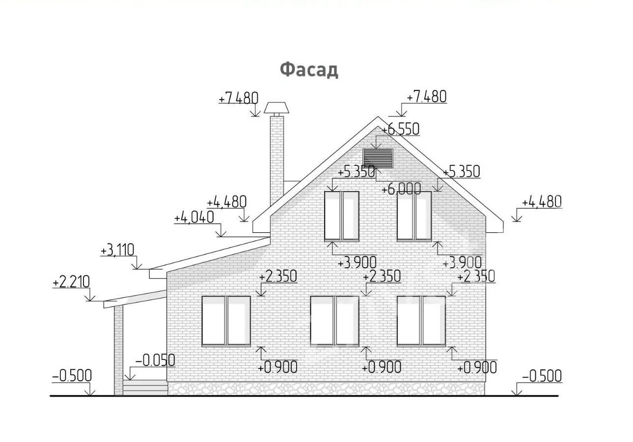 Средний размер частного дома. Высота оконных проемов в доме из газобетона. Размер окон для частного дома из газобетона. Фасад дома чертеж с размерами. Площадь окон в частном доме.