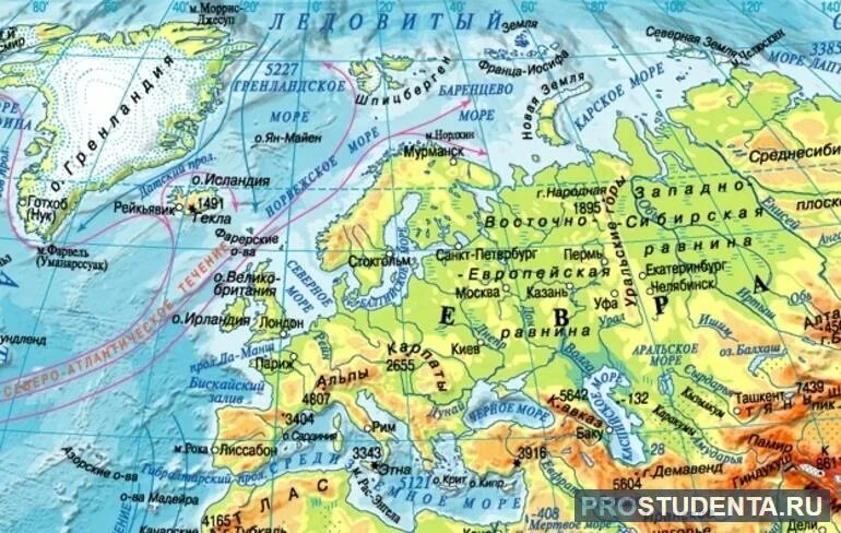 Полуострова острова моря евразии. Низменности Европы на карте. Моря омывающие Европу на карте. Физическая карта Европы. Физическая карта Европы полуострова.