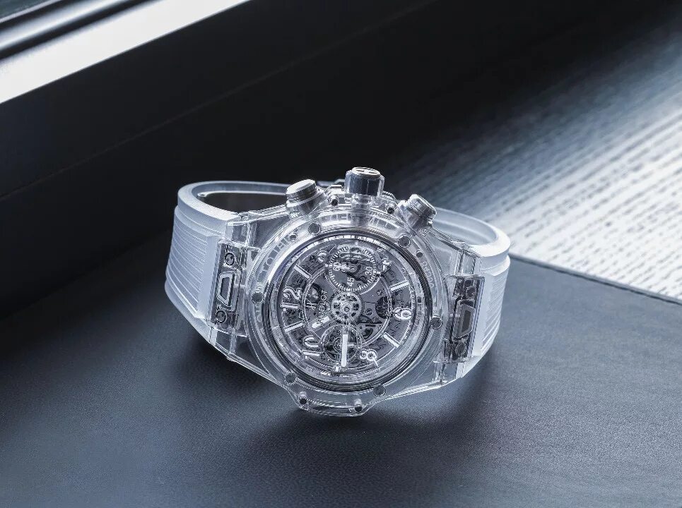 Прозрачные часы мод. Hublot big bang unico sapphire. hublot big bang unico прозрачные. часы hublot big bang unico. big bang unico sapphire прозрачные.