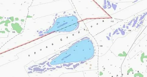 Граница озера
