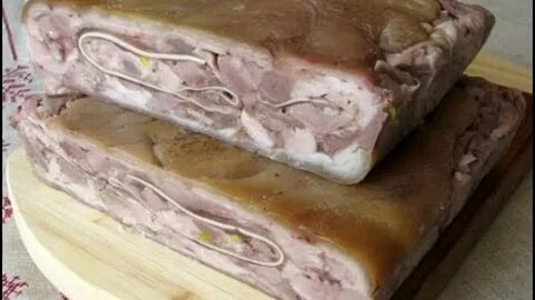 Как сделать прессованное мясо из свиной