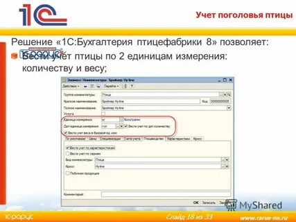 Бухгалтерия птицефабрики