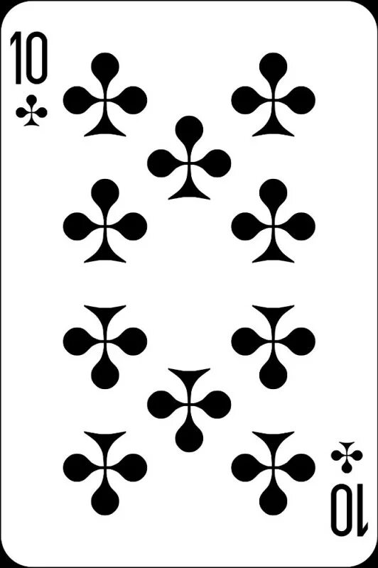 Десять крести. 10 треф карты. Игральные карты для распечатки. Карта 10 крести. Десятка крести.