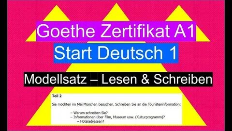 Goethe modellsatz