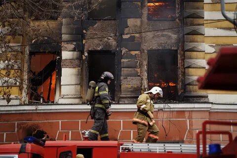 Пожар в твери