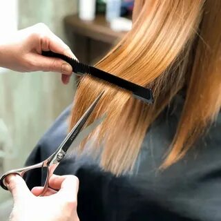 Как подстричь волосы ножницами