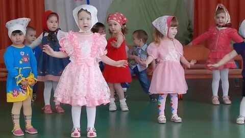 Танец матрешек в детском саду в младшей