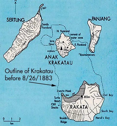 Где вулкан кракатау на карте. Вулкан анак-Кракатау на карте. Остров Кракатау на карте. Вулкан Кракатау местоположение. Вулкан анак Кракатау в Индонезии на карте.