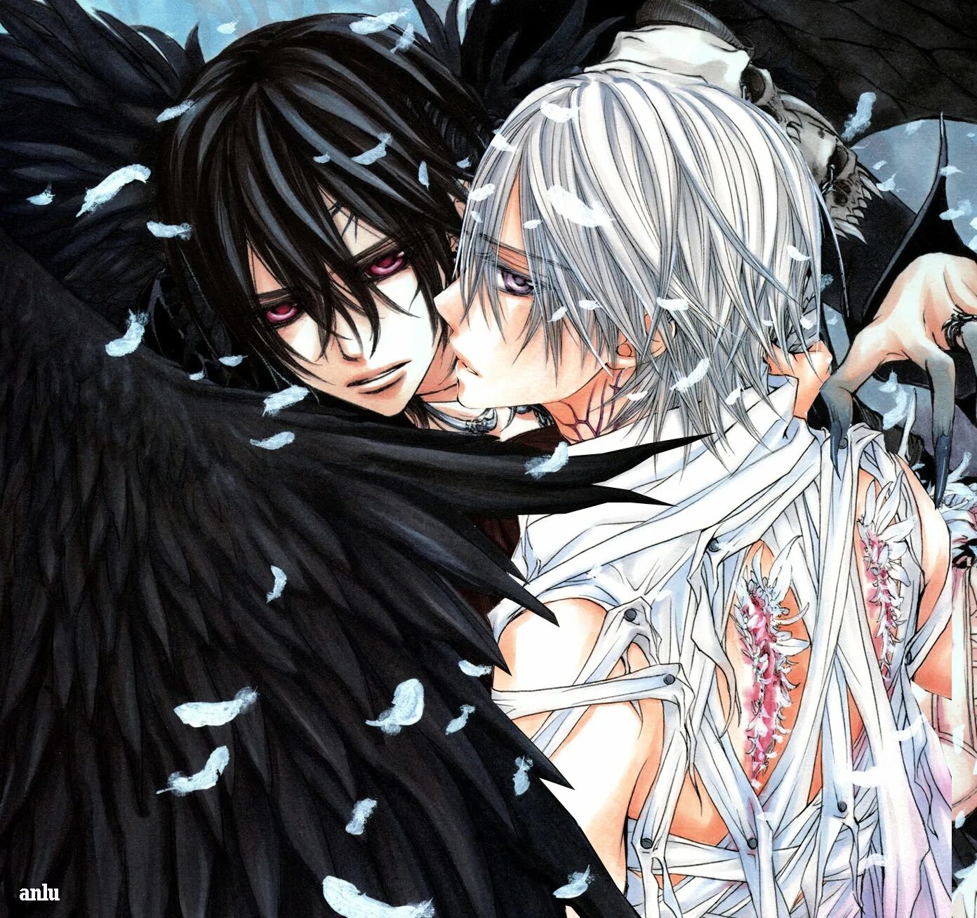 Рейджи сакамаки аниме. Длинноволосый вампир. Канаме и зеро яой. Красивые вампиры мужчины. Эдвард каллен.