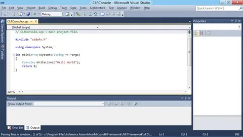 Clr visual c