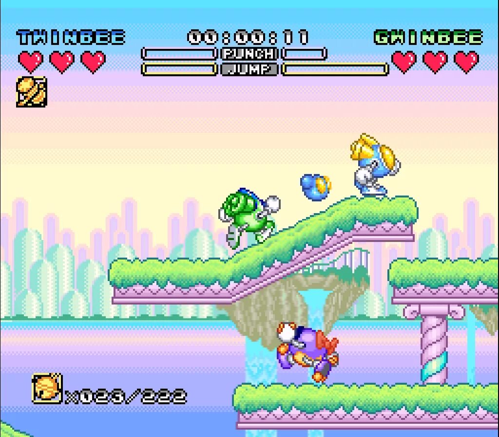 Pop'n TWINBEE Snes. TWINBEE super Nintendo. TWINBEE NES. Pop'n TWINBEE: Rainbow Bell Adventures super Nintendo.