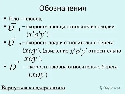 Скорость плавца