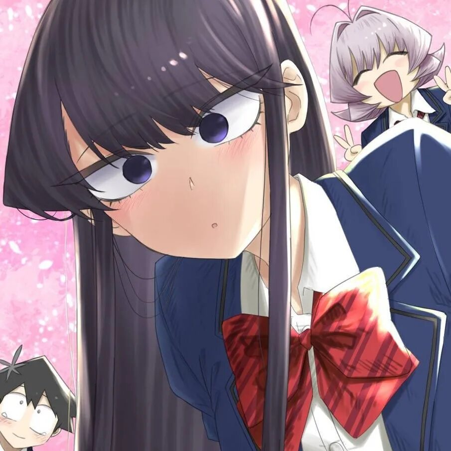 Komi san wa komyushou. Komi Shouko НАДЖИМИ. Коми Сан НАДЖИМИ И Тадано. Коми-Сан WA Komyushou.