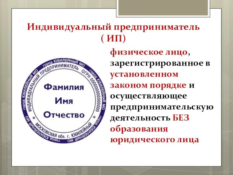 Индивидуальный предприниматель это физическое лицо закон. Индивидуальный предприниматель. Индивидуальный предприниматель без образования юридического лица. Индивидуальный предпрениматель. ИП индивидуальный предприниматель.