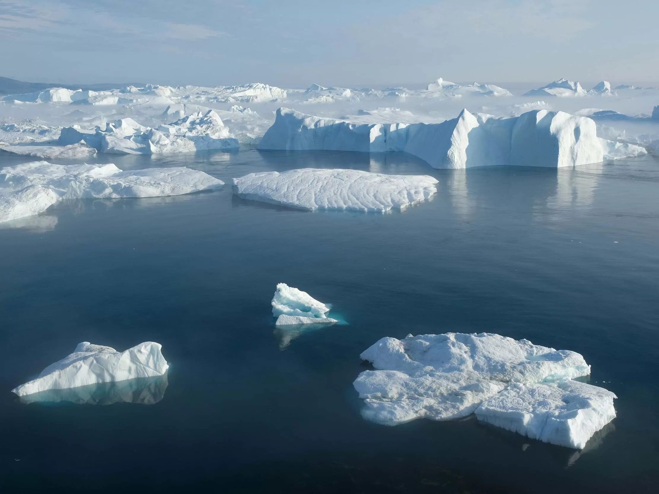 Ледяной щит Гренландии. Greenland Ice Sheet. Polar Ice caps. Горы Гренландии. Лед 3 океан