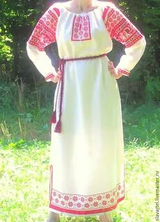 Русский народный костюм женский рубаха