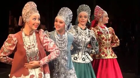 Танец с платочками русский народный