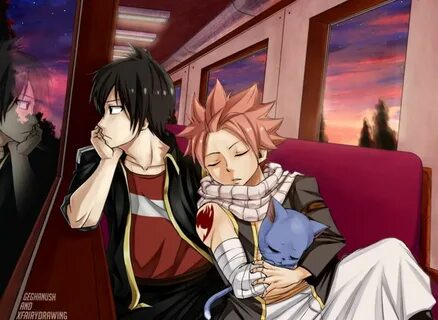 Zeref and natsu