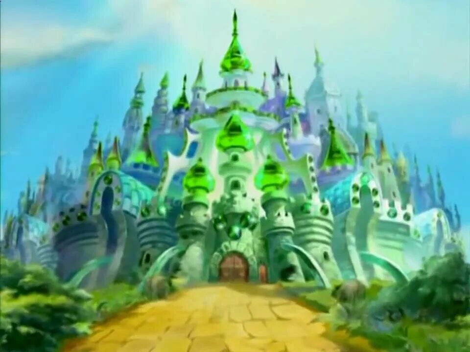 В стране врунляндия есть шесть городов. Изумрудный город дворец Гудвина. Приключения в изумрудном городе принцесса Озма. Замок Гудвина волшебник изумрудного.