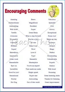 Encourage examples