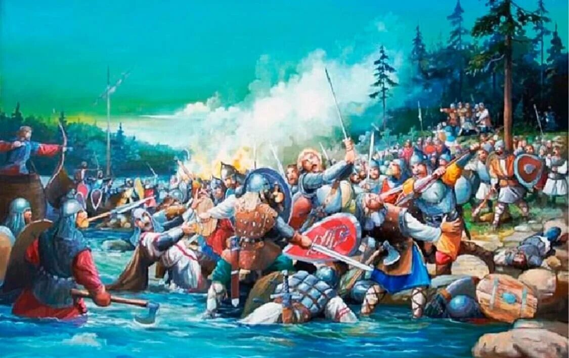 Войско шведского короля высадилось в устье невы. Шелонская битва картина. Шелонская битва 1471.