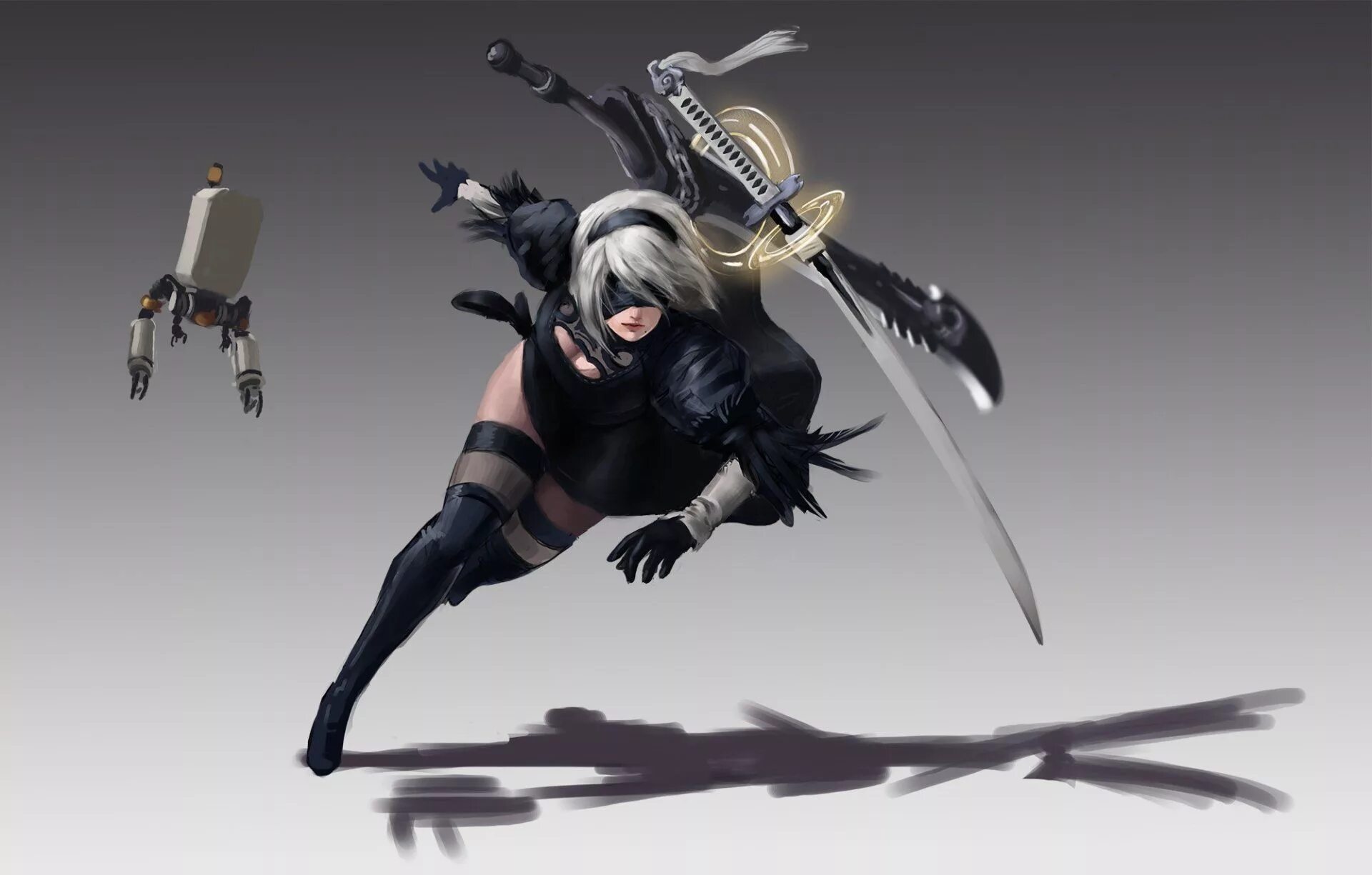 NIER Automata катана 2b. NIER 2b арт. 2 B NIER Automata. Ниэр автомата 2b.