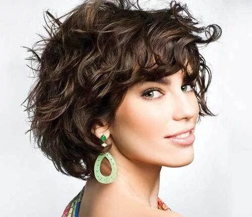 Short curly hairstyles for women, Haircuts for curly hair, Curly hair styles