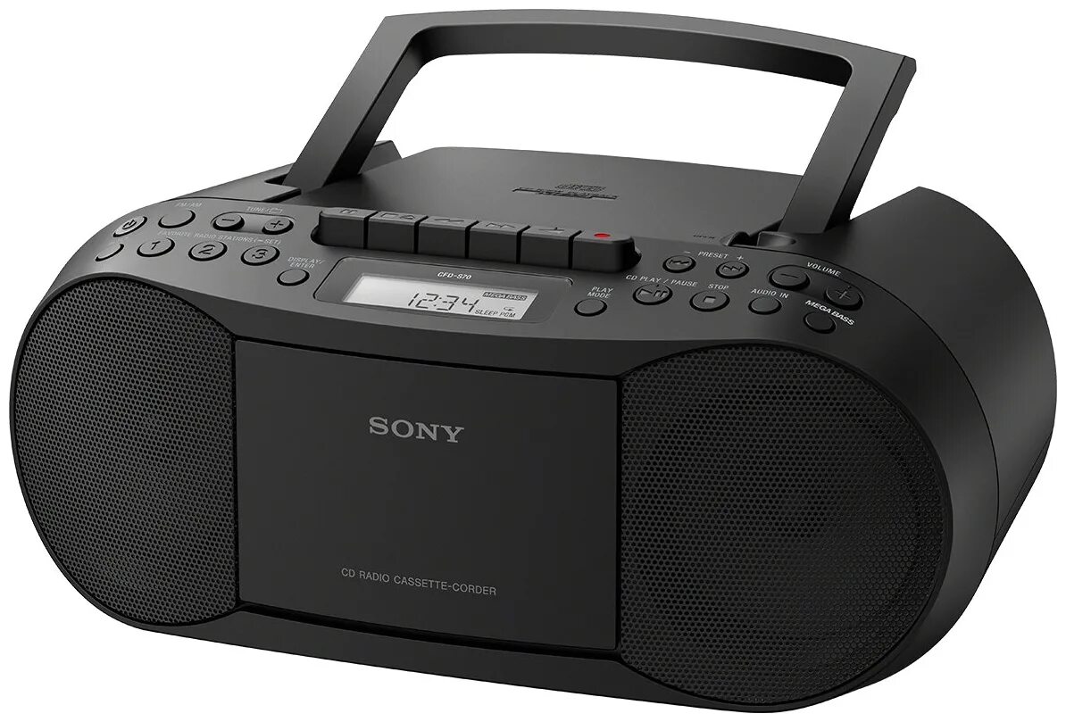 Магнитофон можно купить. Магнитола Sony CFD-s70 черный. Аудиомагнитола Sony CFD. Магнитола Sony Boombox. Магнитофон сони Бумбокс.