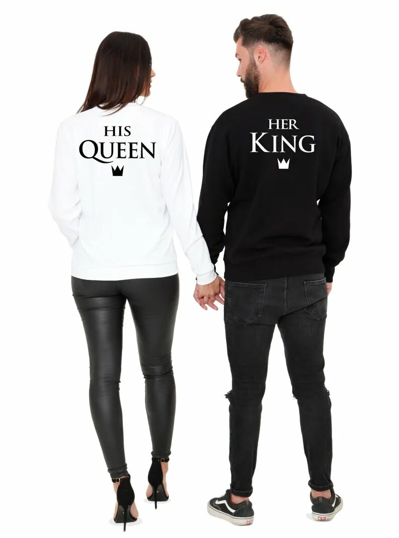 His queen для футболки. King queen foto. Парные толстовки для парня и девушки. Her king his queen. The king and her queen.