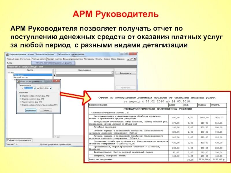 Руководство арм. АРМ руководителя. Автоматизированное рабочее место руководителя. АРМ платные услуги. Пример АРМ руководителя.