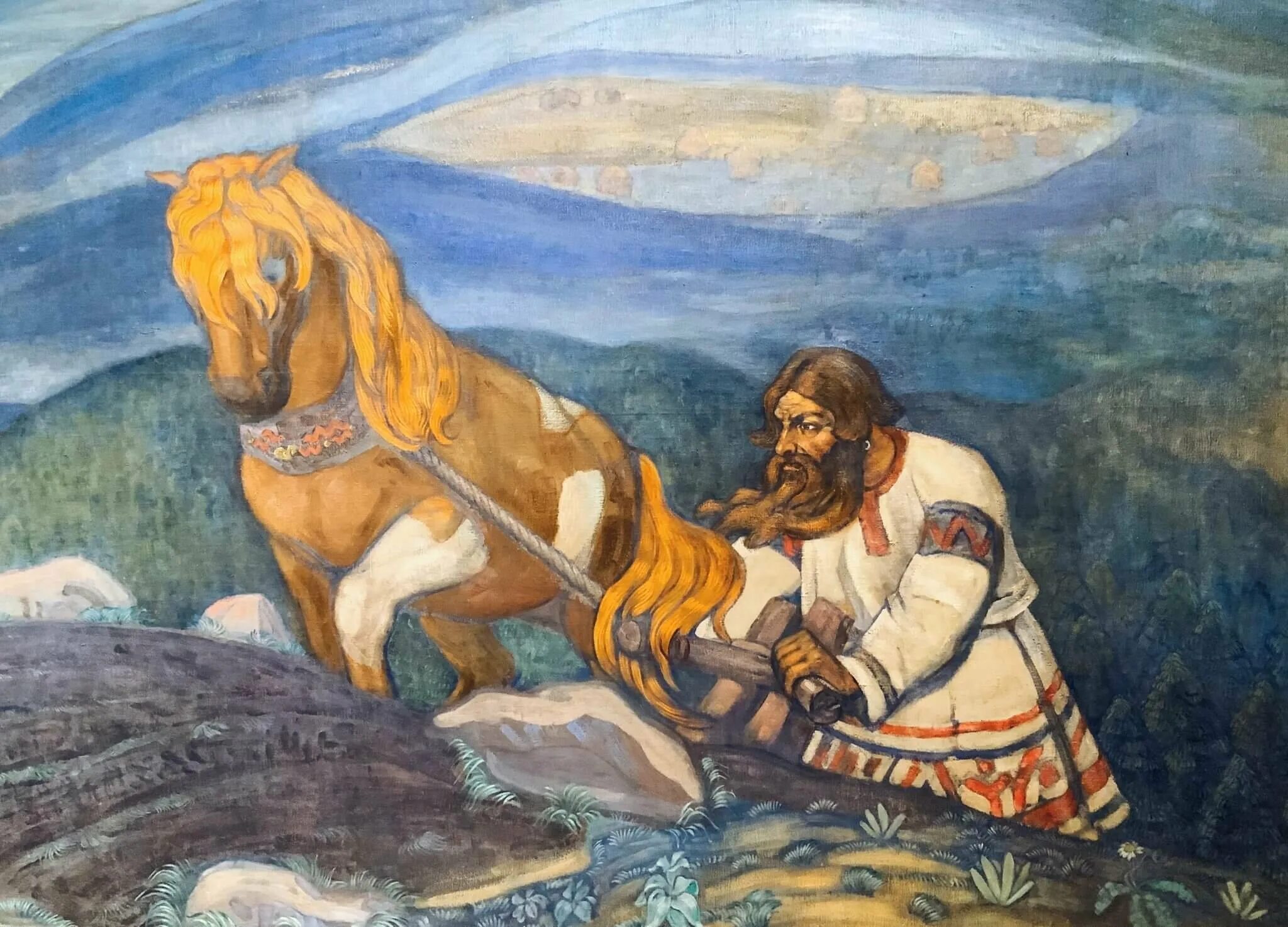 Воин пахарь. Былина вольга и мукула селяновичь. Воин пахарь. Воин пахарь. Богатыри картины художников.