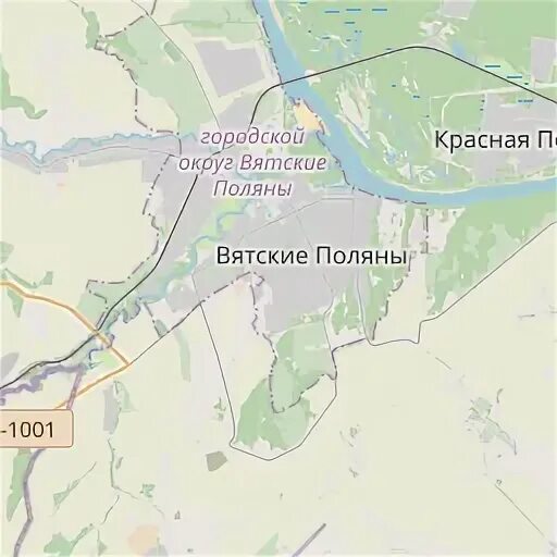 Карта вятские поляны