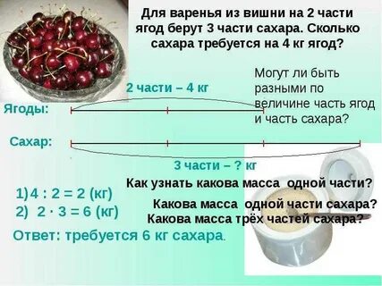 Сколько сахара на кг вишневого варенья