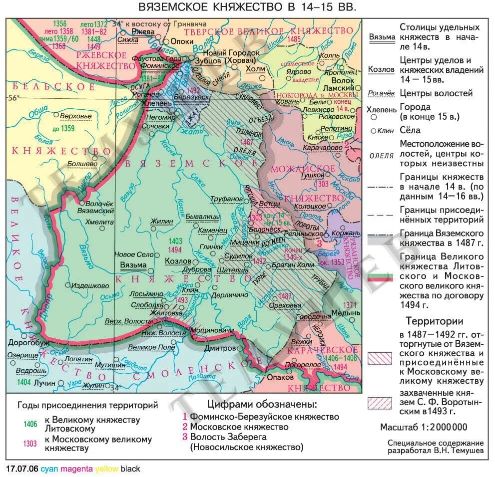 Присоединил смоленские земли