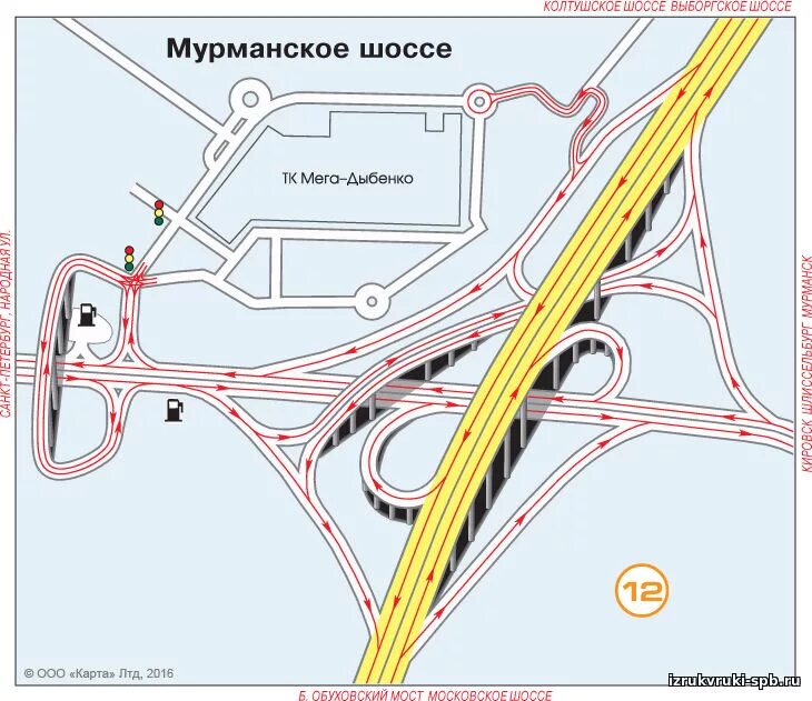развязка мурманское шоссе