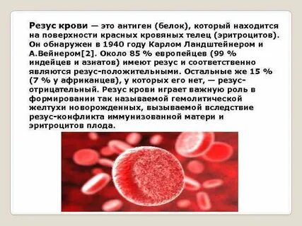 Антигены эритроцитов