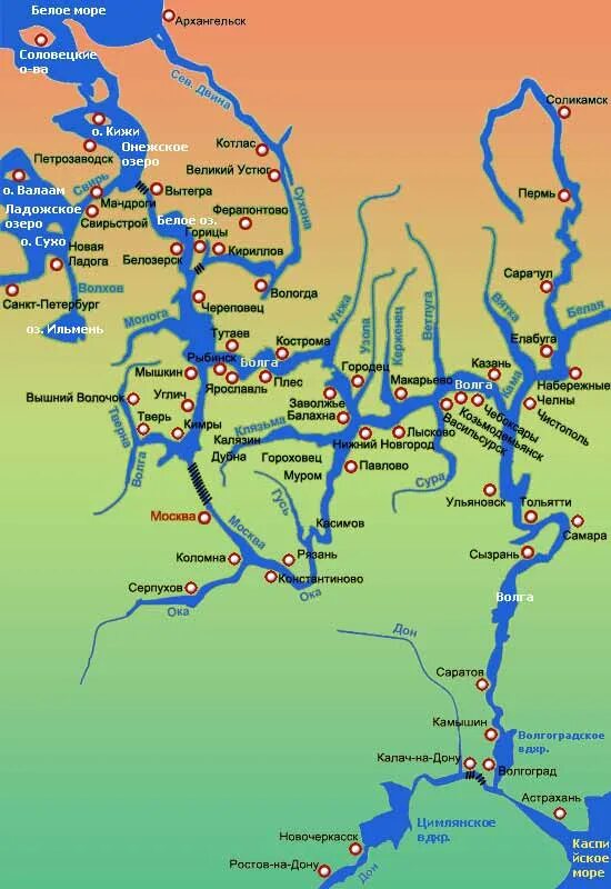 Маршрут реки Волга. Речные Порты реки Волга схема. Исток Волги на карте. Карта речных путей. Река волга с городами на карте россии