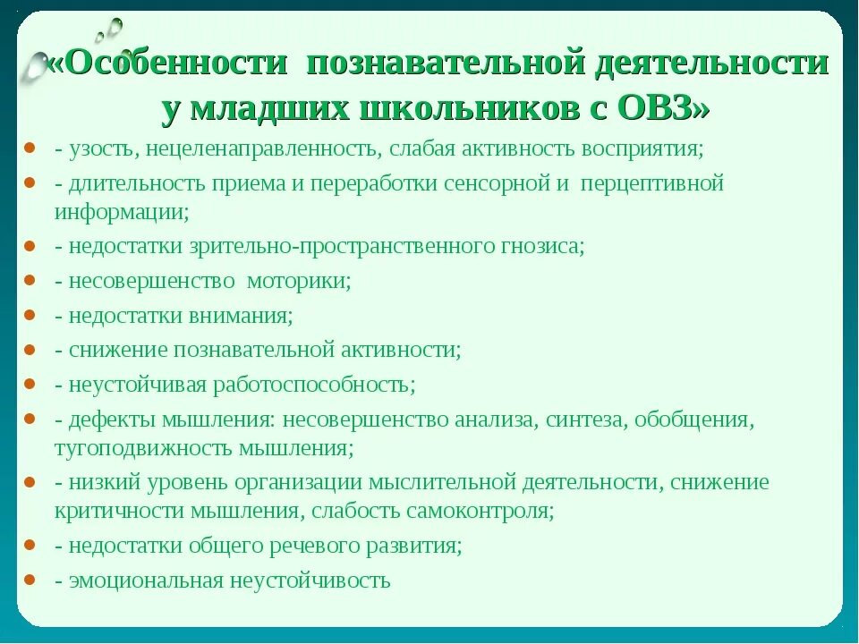 Познавательная деятельность в младшем школьном возрасте