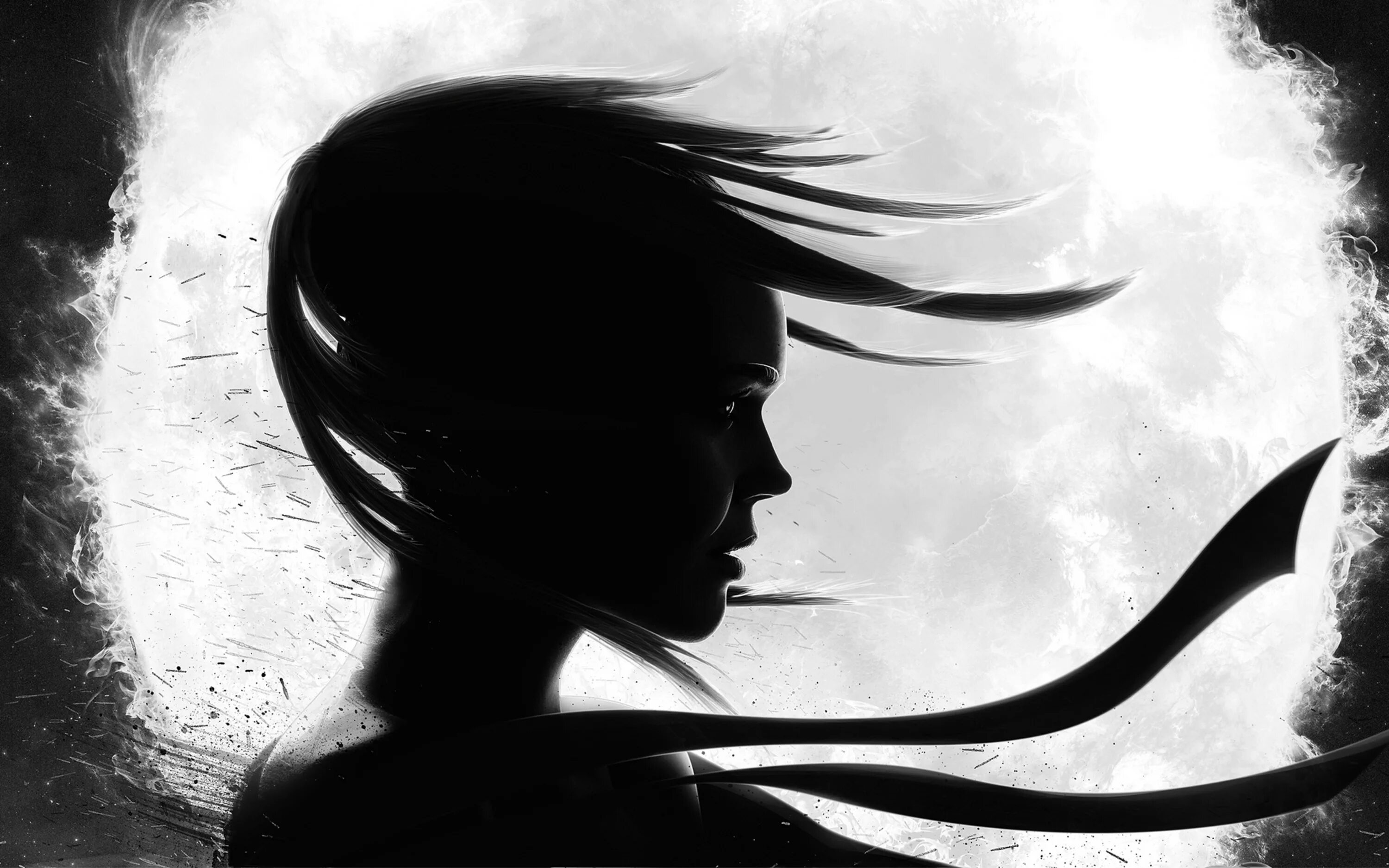 Аватарки для лютой тьмы. Девушка. абстракция. девушка тень арт. темные аватарки. черные арты.