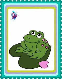 Карточки лягушка