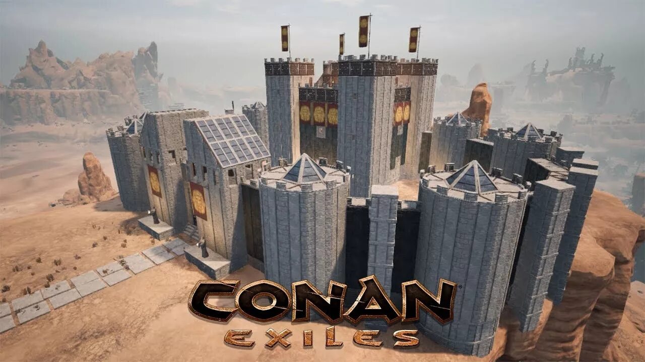 Conan build. Замки в конан эксилес. конан экзайл постройки. conan exiles замок. conan exiles постройки.