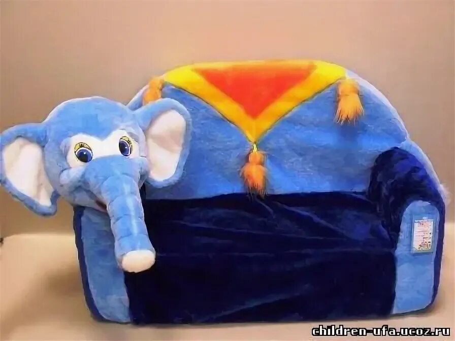 Детский диван Слоненок. Диван для ребенка Слоник. Кровать в виде слона. Диван слоник