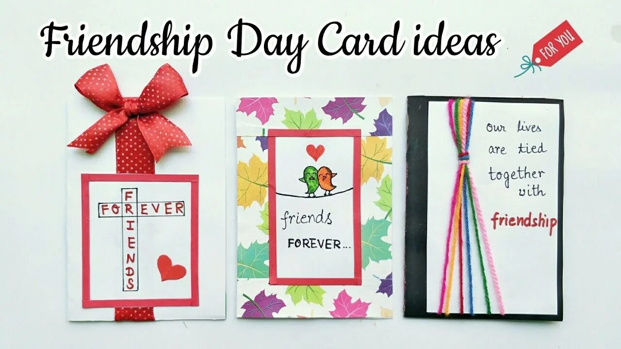 Friendship Card. Friendship Day Card. Card for friend. Friends Day Card. Easy and friends