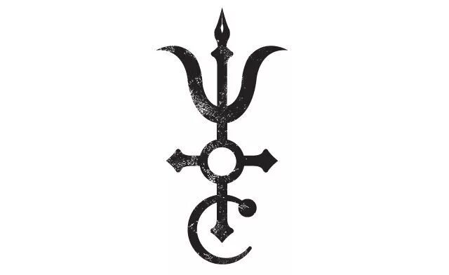 Сигилла Левиафана. Знак суккуба символ. Мистические знаки. Магические символы. Тройная метка