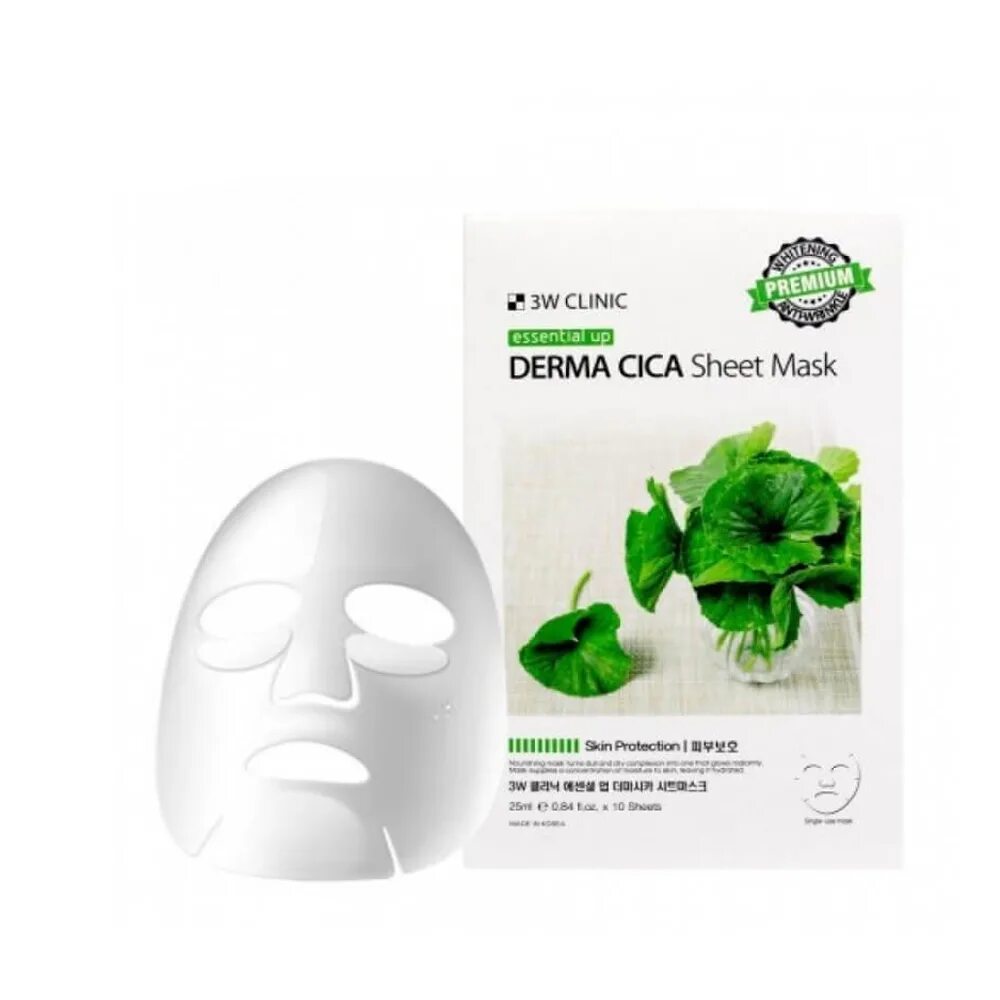 Essential up. 3w clinic essential маска тканевая 25 мл (алоэ) 514952. тканевая маска для проблемной кожи. корейские маски для лица centella проф.